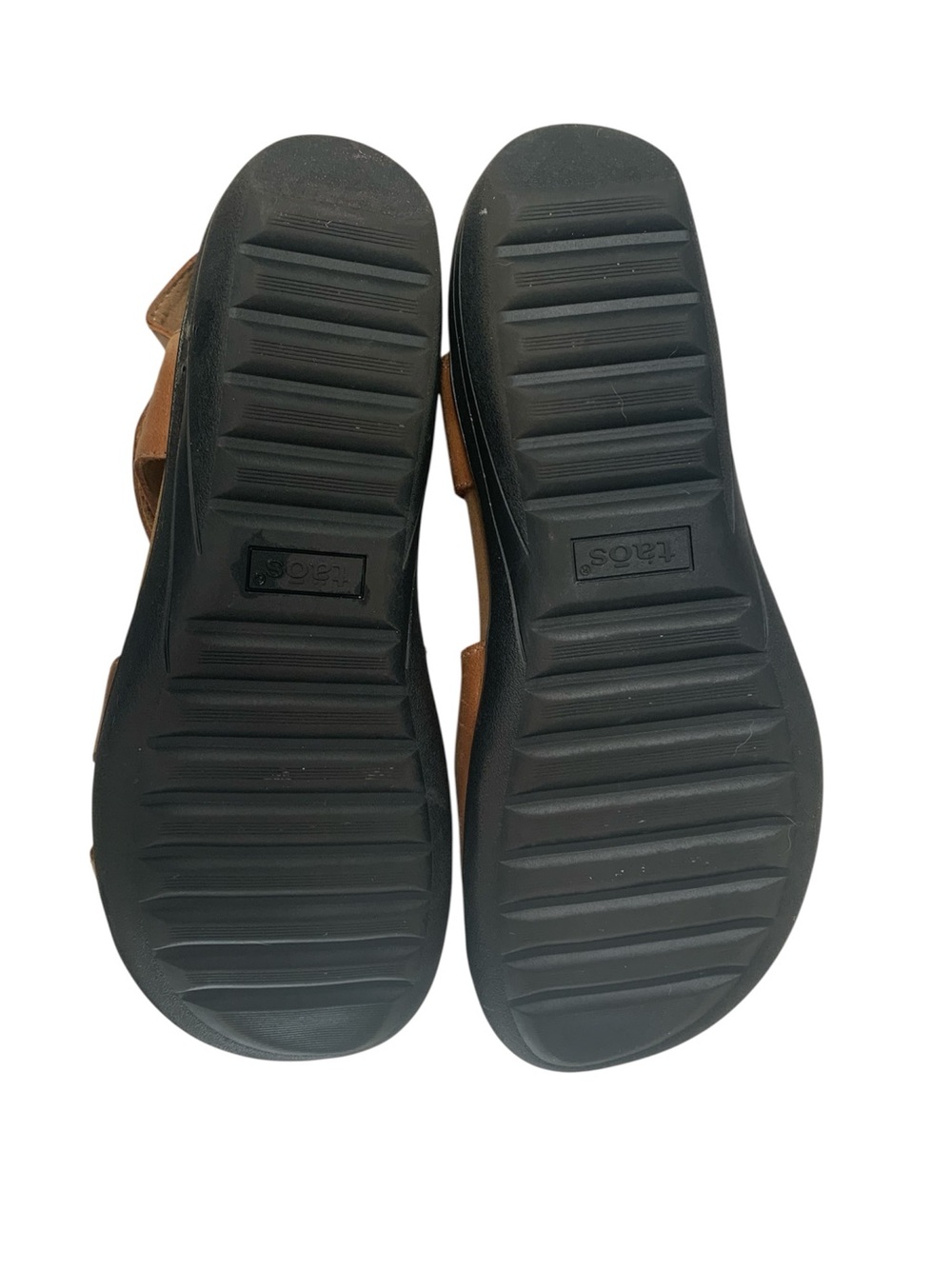 Taos Serene Carmel Leather Hook/Loop Sandals Sz 10 - Picture 7 of 9